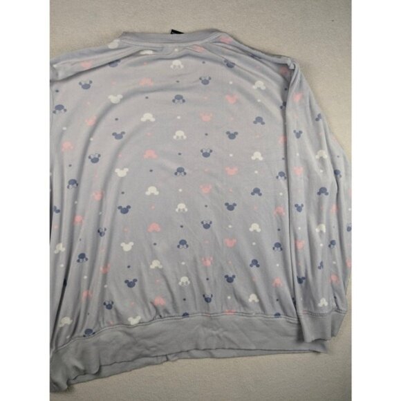 Disney Pajama 2 Piece Set Women's Mickey Silky Stretch Fleece Long Sleeve XXL - Picture 12 of 13